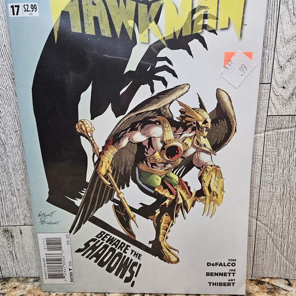 The Savage Hawkman #17 Beware The Shadows! The New 52! DC Comics Comic Book - Picture 6 of 7